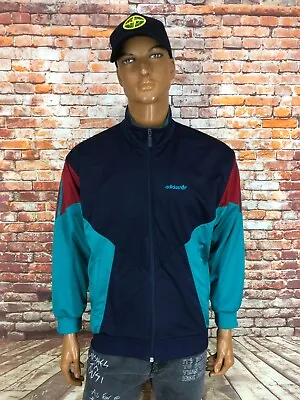 Vintage 90s Adidas Originals CrossFit TREFOIL Jacket Retro Hip Hop FREE SHIPPING • $59.90