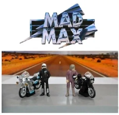 1:43 Goose & Toecutter Figurines + Their Kawasaki 1000 Bikes Mad Max • $137.99