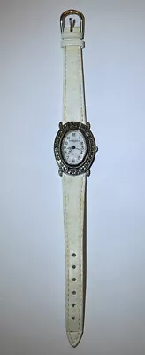 LA Express Watch Art Deco Women's Silver Abalone Bracelet LAX 735 Ladies Vintage • $7.95