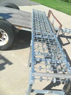 $450 • Buy Qty 2- Adjustable Gravity Skate Wheel Conveyor 18 X4' & 18 X6' No LegsAll Steel