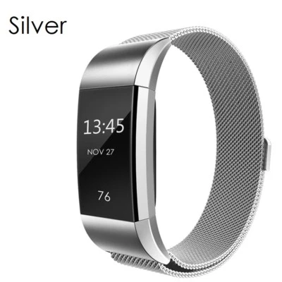 $10 • Buy Milanese Metal Stainless Steel Strap Band LOOP Suitable For FITBIT CHARGE 2 AU