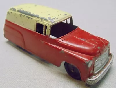 Vintage Tootsietoy 1956 Dodge Panel Truck 6  Type B Cream/Red W/Silver Features • $12.99