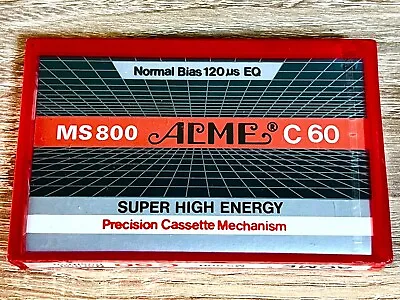 💥💥💥ACME MS800 ALME C 60 Min. NORMAL POSITION TYPE I BLANK AUDIO CASSETTE TAPE • £3.99