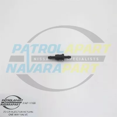 Injector Bleed Off Return One-way Non Return Valve Suit Nissan Patrol GU ZD30CR • $25.50