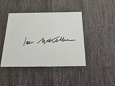 Ian McKellen Signature / Signed Card Lord Of The Rings / Gandalf  • £12.99