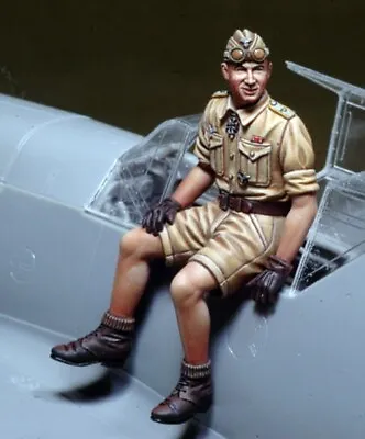 █ 1/32 Resin WWII German Pilot (Only Figure) Unpainted Unassembled BL584 • $12.34