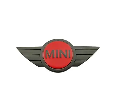 RED Black MINI Cooper CLUBMAN S FRONT HOOD Emblem Badge Sticker R50 R52 R57 ONE • $17.99
