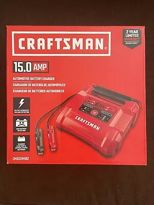 CRAFTSMAN CMXCESM162 15A 6V/12V Fully Automatic Battery Charger And Maintainer • $50