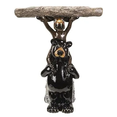 PT Black Bear And Moose Wine Bottle And Wine Glass Holder • $50.41