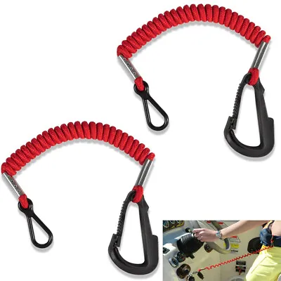 2 PCS Boat Kill Switch Lanyard 8M0092849 For Mercury Mercruiser Outboard Motor • $13.99