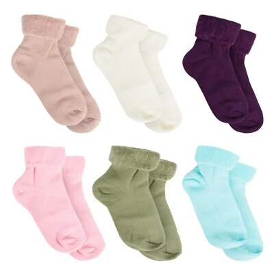 £9.95 • Buy Pack Of 6 Thermal Bed Socks For Women Cosy  Warm Super Soft Socks 4-7