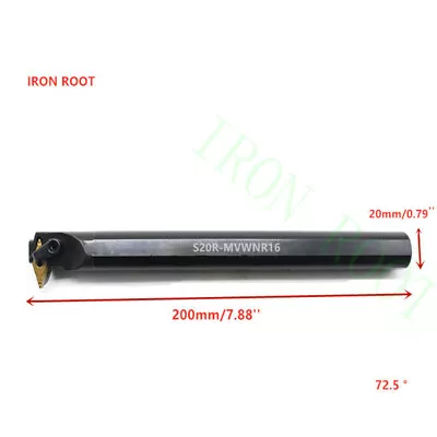 1P S20R-MVWNR16 CNC Lathe Internal Turning Tool Holder Boring Bar For VNMG160408 • $12.99