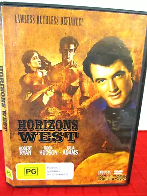 DVD MOVIE Horizons West ROBERT RYAN Rock Hudson JULIA ADAMS Region 4 Western • $4.99