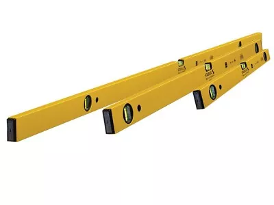 £74.99 • Buy Stabila Series 70-2 Double Plumb Spirit Level Pack Set 60cm, 120cm & 180cm