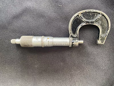 Vintage Scherr Tumico 0-1  Micrometer Machinist Tool • $24