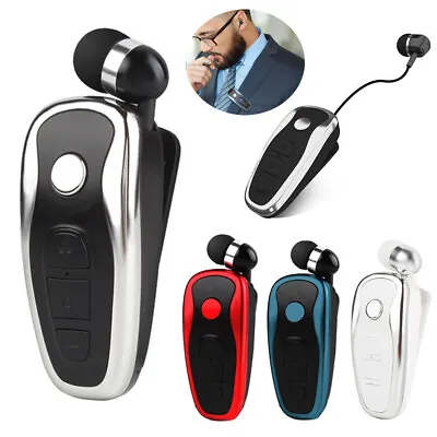 Wireless Bluetooth Headset With Clip Handsfree Call Earbuds For Android IOS • $19.73