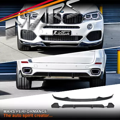 Black Performance Bumper Bar Lip Spoiler Diffuser Bodykit For BMW F15 X5 M Sport • $699.99