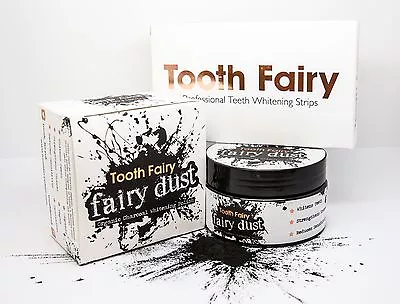 Tooth Fairy Teeth Whitening Strips & Fairy Dust Activated Charcoal Whitening • £24.99