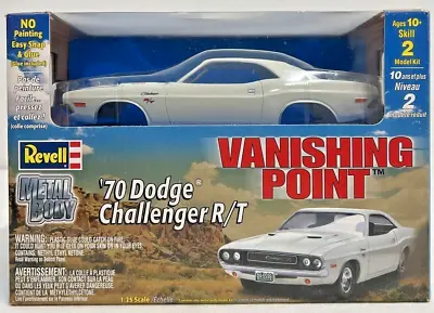 Vanishing Point 1970 Dodge Challenger Revell Die-Cast Metal Body 1:25 Model Kit • $69.95