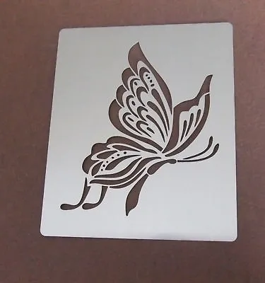 Metal/stencil/Oblong/Oriental/Butterfly/Design 1/ Emboss/NEW/NICE • £3.25