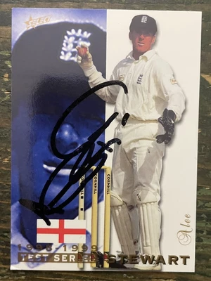 $3.99 • Buy Alec Stewart Signed 1998 Select Test Series England Cricket ECB