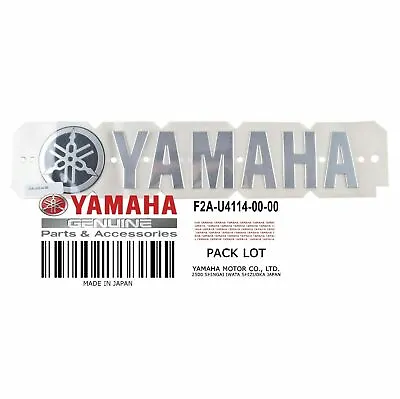 Yamaha OEM Emblem Mark Graphic Logo F2A-U4114-00-00 2008-2009 AR230 SX230 232 • $68.94