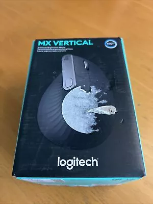 Logitech MX Vertical Ergonomic Mouse Multi-Device Bluetooth 2.4GHz- Grey Used  • £55