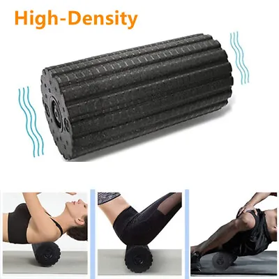 Speed Electric Vibrating Foam Roller Muscle Massage Deep Tissue Gym Massage • $24.99