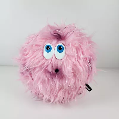 Clawee Clawbella 6  Fuzzy Pink Round Ball Monster Plush • $17.95
