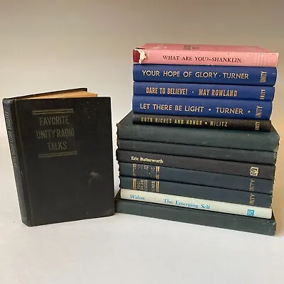 Lot Of 13 Vintage Unity School Of Christianity HC Books Fillmore Shanklin Wilson • $97.99