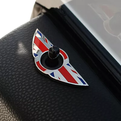 FOSHVIQP Emblem Rings Door Lock Pin Knobs Badge For Mini Cooper R56 R57R58R59 • $27.73