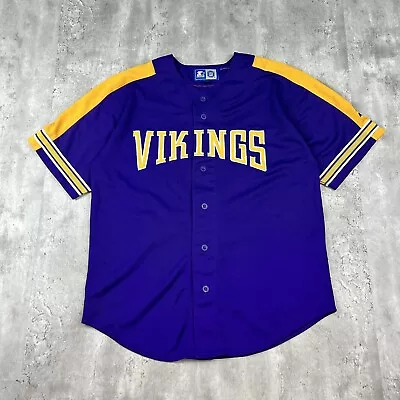 Minnesota Vikings Randy Moss Starter Jersey Baseball Jersey • $40