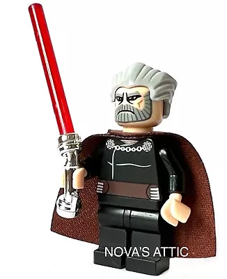 Star Wars Count Dooku Minifigure With Curved Lightsaber • £9.99