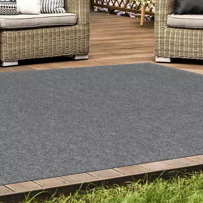 HOBNAIL INDOOR OUTDOOR AREA RUG 6 Ft X 8 Ft. Floor Mat Carpet Patio Entryway New • $32.99