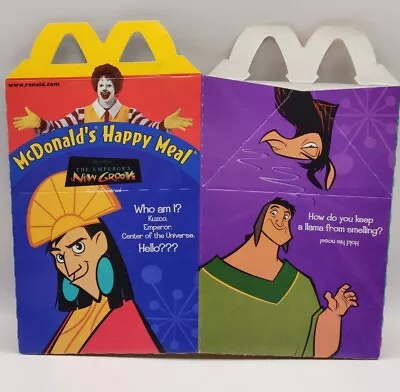 Vintage 2000 Mcdonalds Emperors New Groove Happy Meal Box  • $5