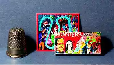 Dollhouse Miniature 1:12 Munsters Masquerade Party Game 1960s Dollhouse Game • $6.99