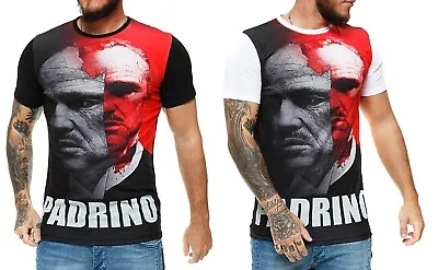Der Pate Padrino T-Shirt Godfather Mafia Gangster Shirt Men's Marlon Brando • £17.44