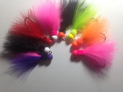 Steelhead Marabou Jigs 1/8 Ounce Assorted • $7.50