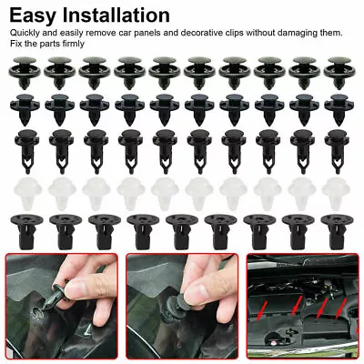 Plastic Vehicle Push Rivets&Panel/Moulding Clips&Lock Nut For Toyota For Lexus • $17.29