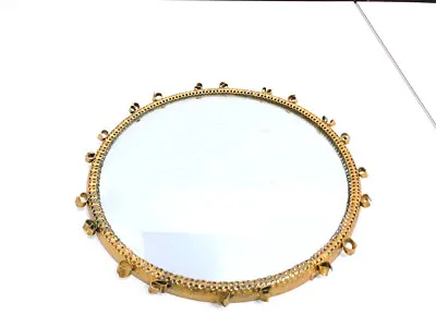£101.05 • Buy '60s Hollywood Regency Gold Plated Metal Wall Mirror