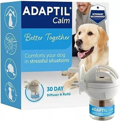 ADAPTIL Calm Home Diffuser With 30 Day Refill - Comfort Calming And Anxious Dog • £25.30