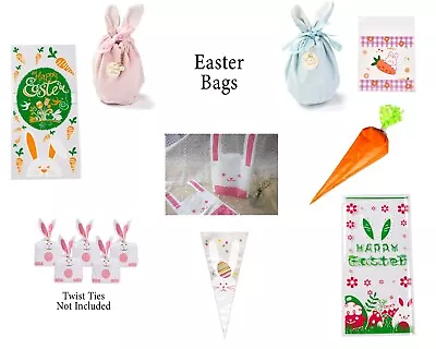 Easter Treat Gift Cello Bags For Egg Hunts Gifts • £1.79