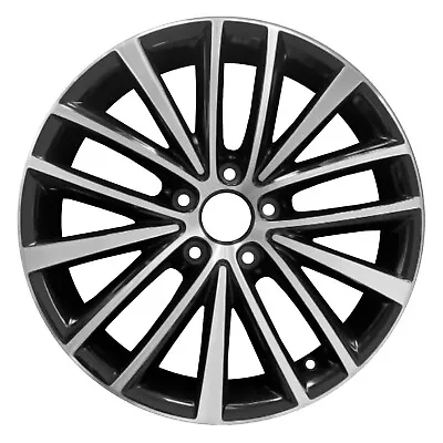 Refurbished 17x7 Machined Black Wheel Fits 2011-2016 Volkswagen Jetta 560-69910 • $209.96