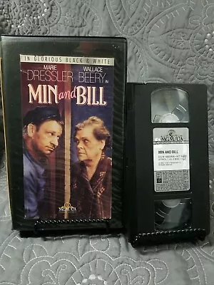 Min And Bill MGM  Home Video 1930 NR Marie Dressler Wallace Beery B&W RARE VHS • $4.99