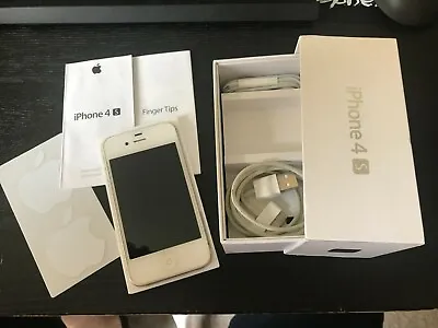 £30 • Buy Apple IPhone 4s - 16GB - White (Unlocked) With Original Accessories And Bag