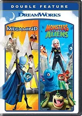 Megamind / Monsters Vs. Aliens Double Feature - DVD By Will Ferrell - VERY GOOD • $4.96