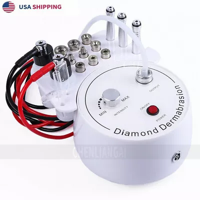 3in 1 Diamond Microdermabrasion Dermabrasion Facial Vacuum Spray Peeling Machine • $59.84