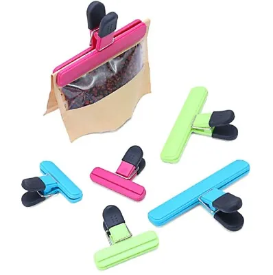 6-Piece Chip Bag Clips Set - Durable Kitchen Clips For Sealing Food Bags • $9.99