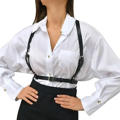 Fashion Women Waist Harness Belt Underbust Corset Waistband For Dress Punk • £11.62