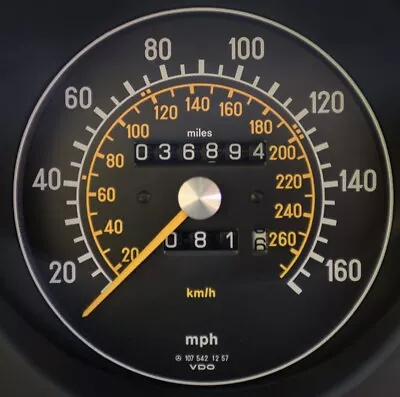 Mercedes Benz 560SL Speedometer Odometer Gauge 107 REPAIR SVC • $285